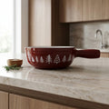 Montagne - Fondue Pot with Pattern - Cast Iron - 1.9L