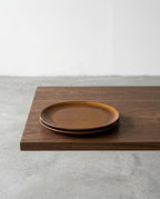 Out Of Lines - Lot De 2 Assiettes - M - Grès - Ocre