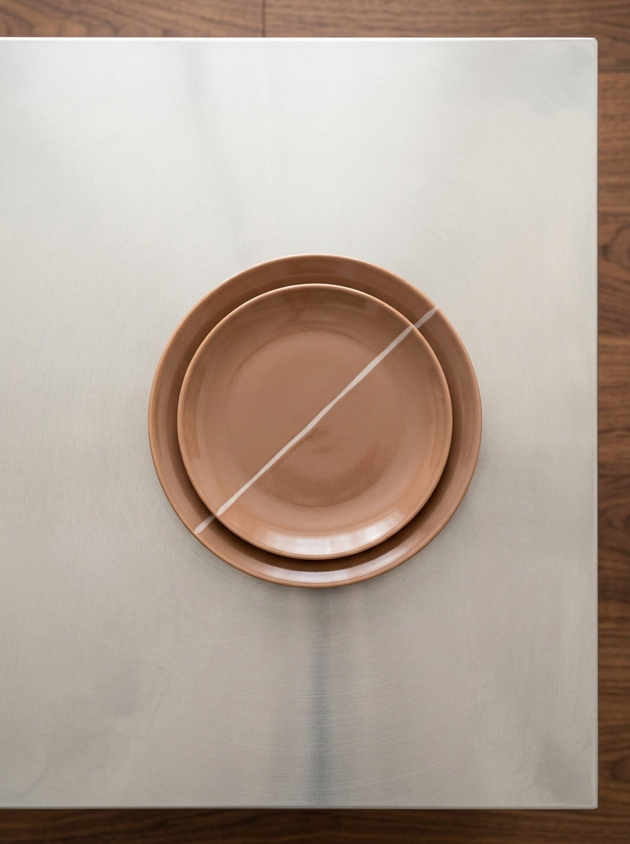 Zuma - Lot De 2 Assiettes - S - Porcelaine - Sienna