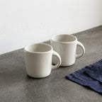 Out Of Lines - Set Van 2 Mugs - Steengoed - Gebroken Wit