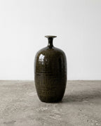 Glazed Shades - Vase - L - Grès - Vert Foncé