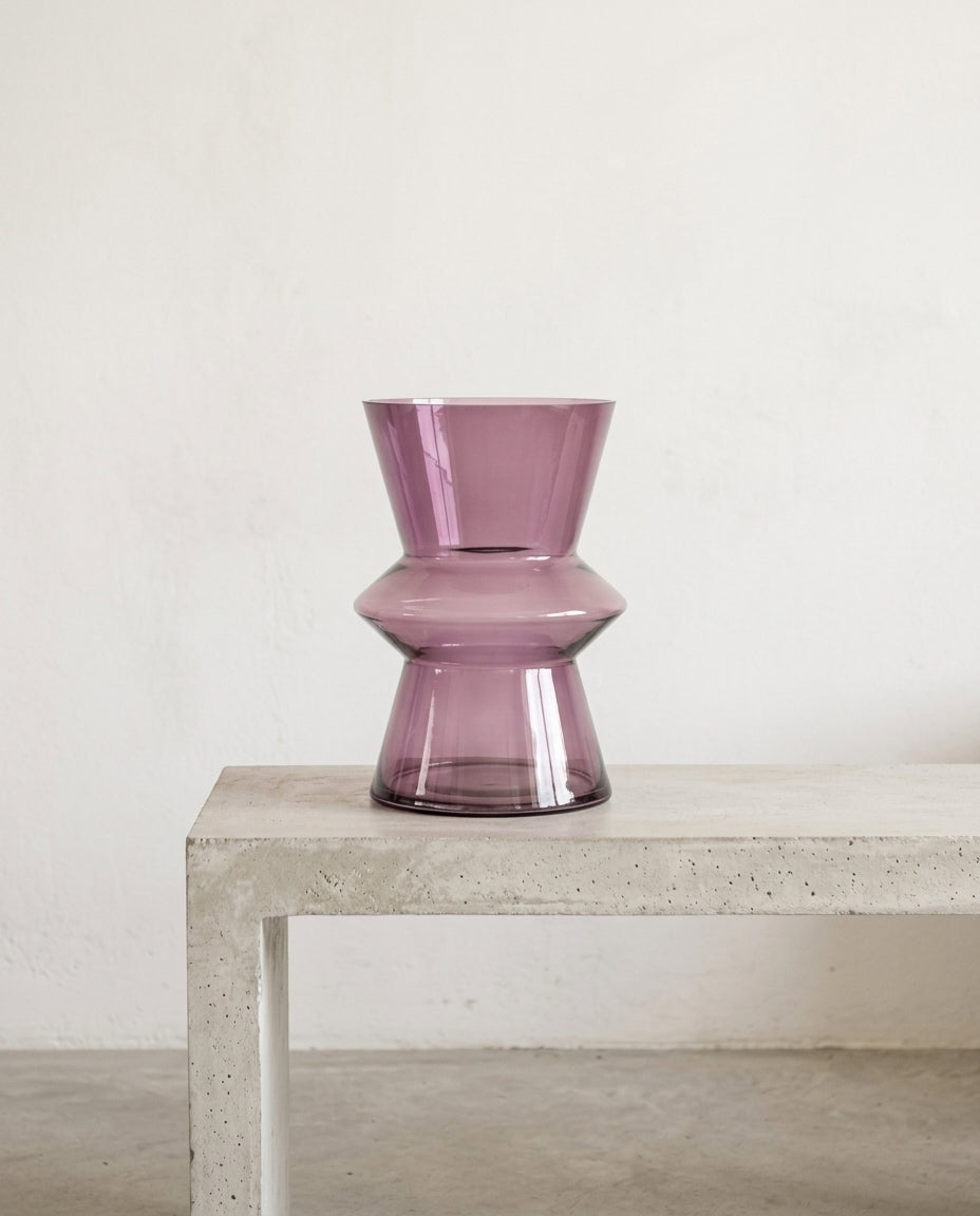 Urban Jungle Marie-Ann - Vase - L - Glas - Lilla