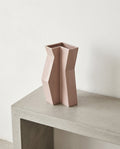 Sculptural Confluence Part 1 Bebop - Vase °4 - Grès - Rose