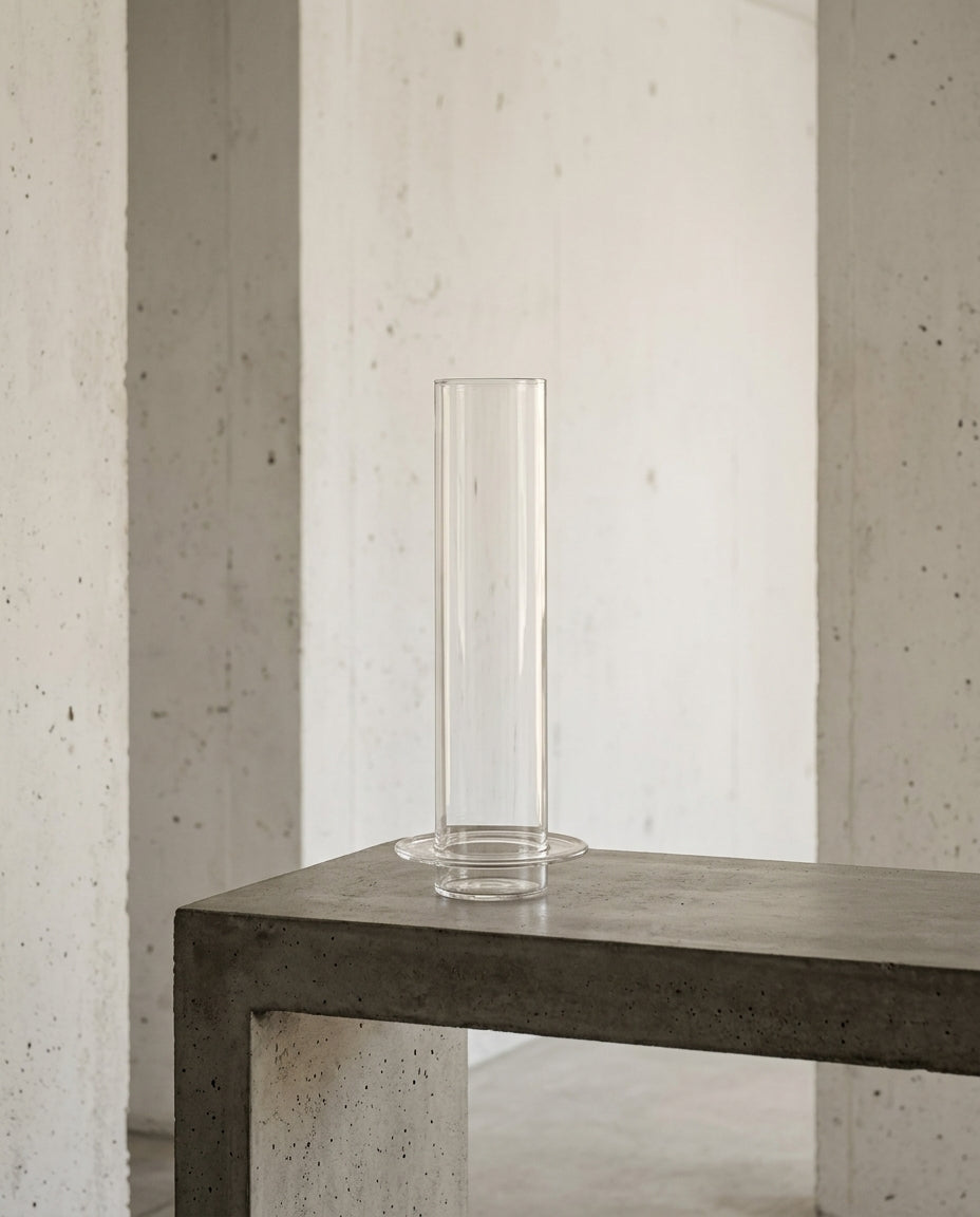 Glass Towers - Vase - L - Verre Borosilicaté - Transparent
