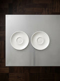 Zuma - Lot De 2 Soucoupes Pour Café Lungo - Porcelaine - Salt