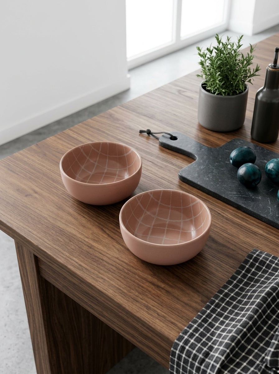 Zuma - 2er-Set Schalen - XS - Porzellan - Sienna