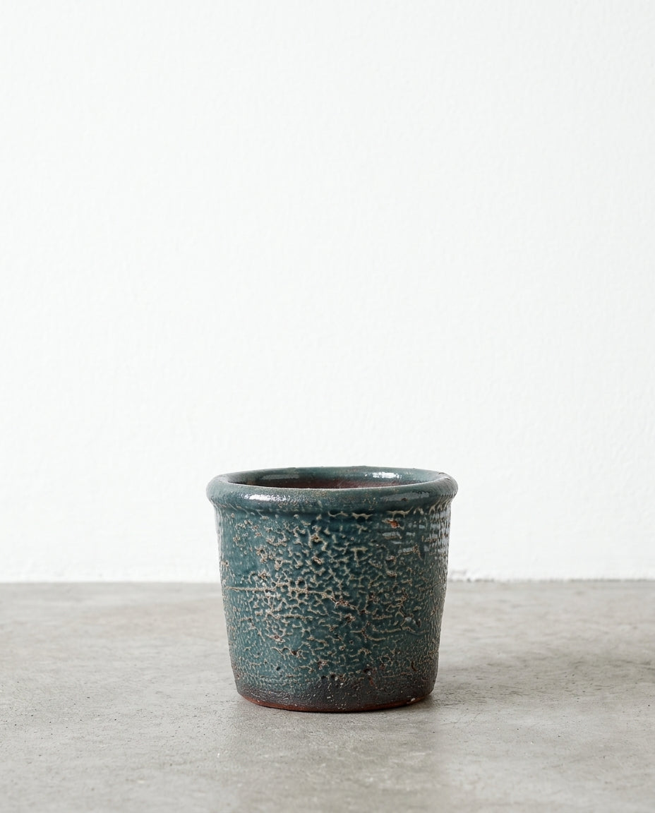 Glazed Shades - Pot De Fleurs - XS - Terre Cuite - Bleu