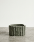 Pottery Rift - Jardinière Basse 03 - Grès - Noir Vert