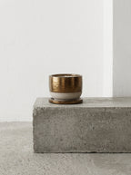 Candles Charred Santal - Bougie D'ambiance - M - Cire De Soja Et Paraffine - Or
