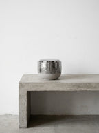 Candles Smoked Jasmine - Bougie D'ambiance - M - Cire De Soja Et Paraffine - Argent