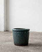 Glazed Shades - Blumentopf - S - Terrakotta - Blau