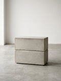 Pawn - Tabouret Rectangulaire - Béton - Gris
