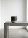 Candles Burning Wood - Bougie D'ambiance - M - Cire De Soja Et Paraffine - Titane