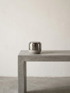 Candles Smoked Jasmine - Bougie D'ambiance - L - Cire De Soja Et Paraffine - Argent