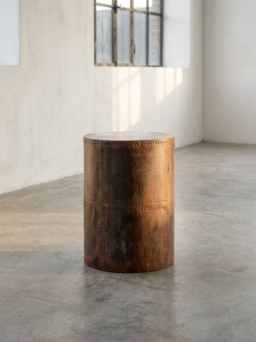 Pawn - Table D'appoint - Métal - Marron