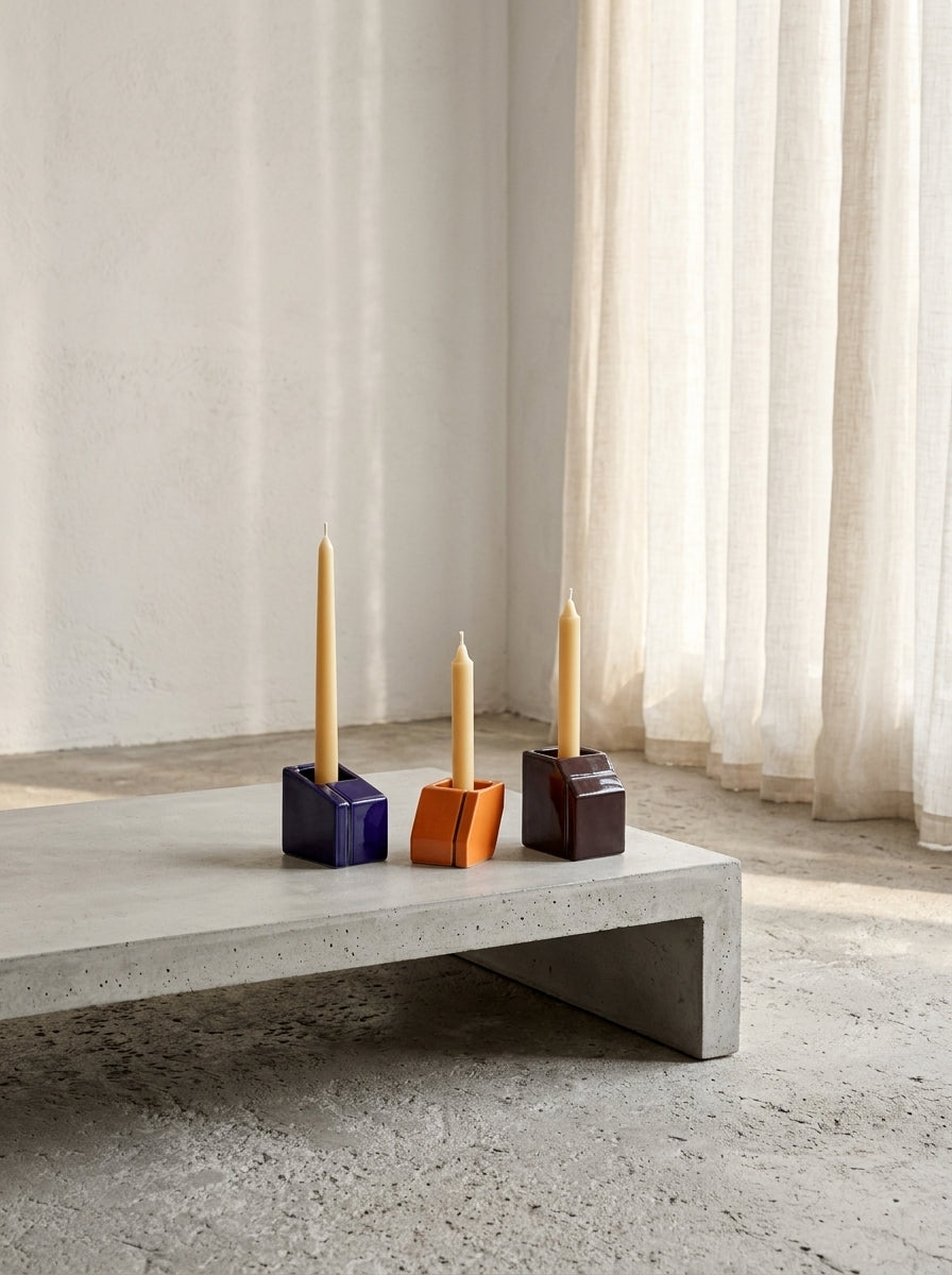 Accessories Silos - Assortiment De 3 Vases Mini - Porcelaine - Mix