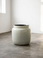 Glazed Shades - Pot De Fleurs - L - Terre Cuite - Vert Clair