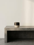 Candles Burning Wood - Bougie D'ambiance - S - Cire De Soja Et Paraffine - Titane