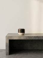 Candles Burning Wood - Bougie D'ambiance - S - Cire De Soja Et Paraffine - Titane