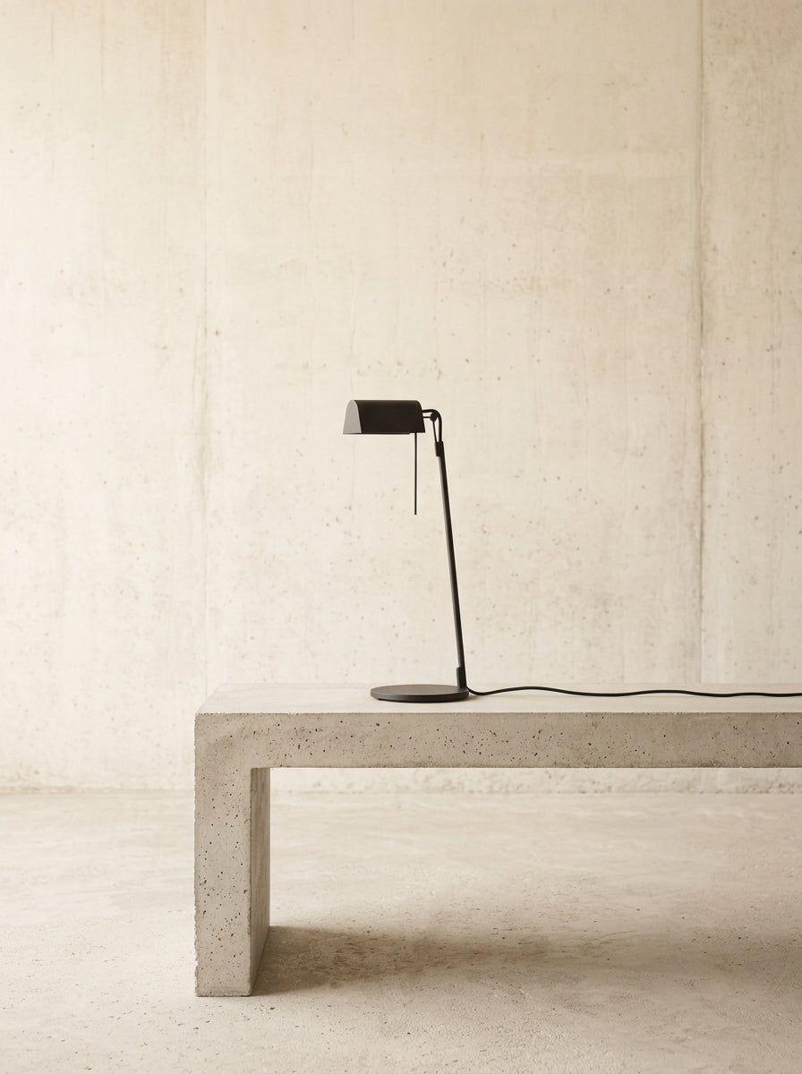 Metal Sculptures Fold - Lampe De Table - Acier - Noir