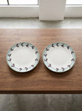 Midnight Flowers - Lot De 2 Assiettes - XS - Porcelaine Bone China - Blossom Milk