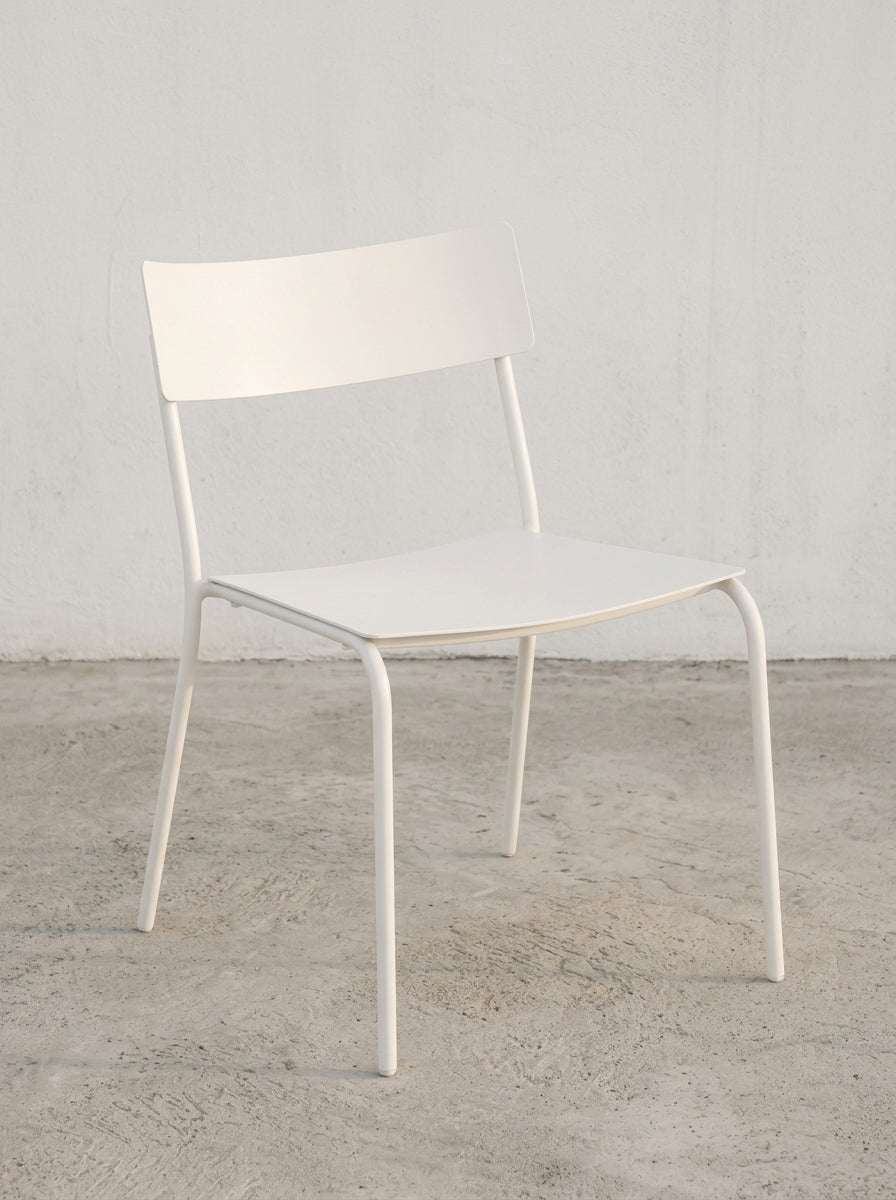 August - Chaise - Aluminium - Sable