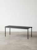 August - Banc - Aluminium - Noir
