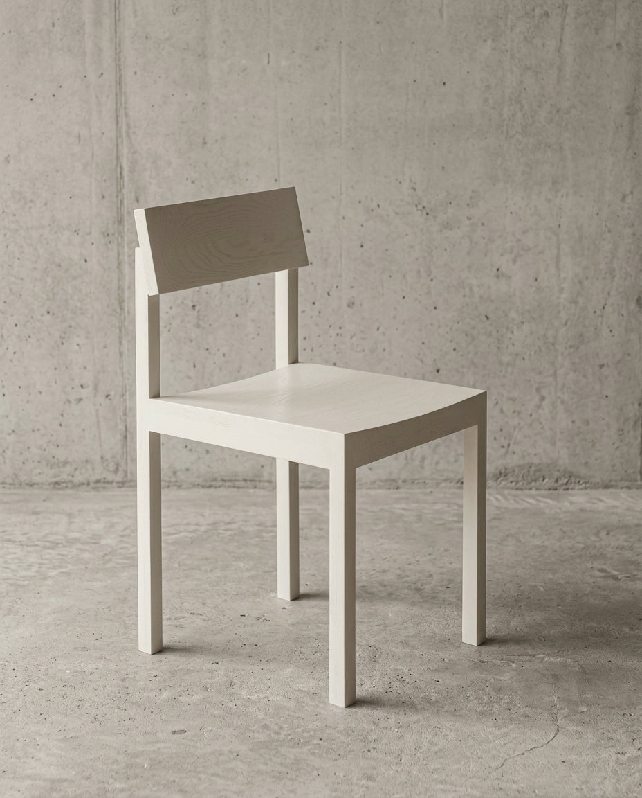 Silent - Chaise - Frêne - Chalk