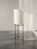 Bea Mombaers Cylinder - Lampadaire 04 - Acier - Noir Blanc