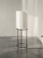 Bea Mombaers Cylinder - Lampadaire 04 - Acier - Noir Blanc