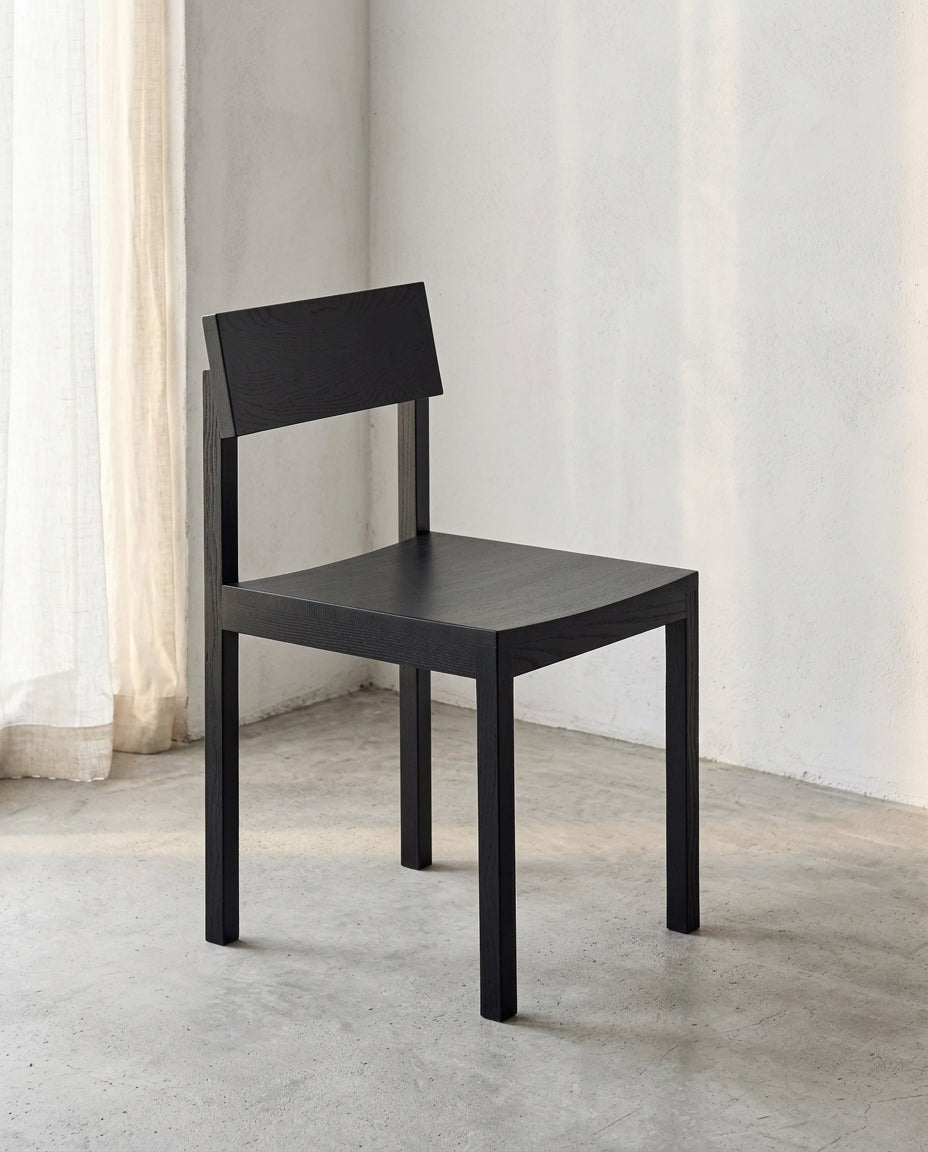 Silent - Chaise - Frêne - Coal