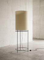 Bea Mombaers Cylinder - Lampadaire 03 - Acier - Beige