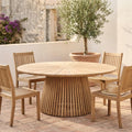 Gardena - Table De Jardin Ronde - Teck Massif