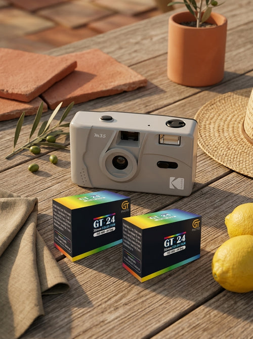 Appareil Photo Argentique - M35 - Gris - 2 Pellicules Couleur Offertes - Kodak