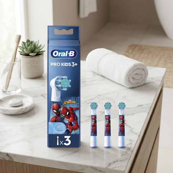 Oral-B Pro Kids Cabezales Spider-Man - 3 Cabezales