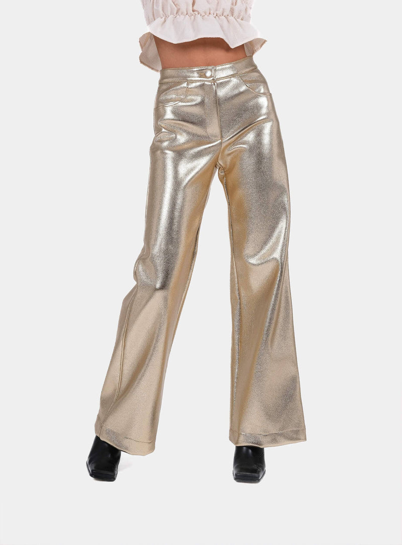 LAAGAM - STUDIO54 GOLD PANTS