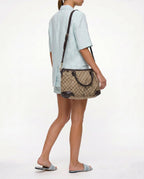 Gucci Sukey Tote Gg Lona Jacquard