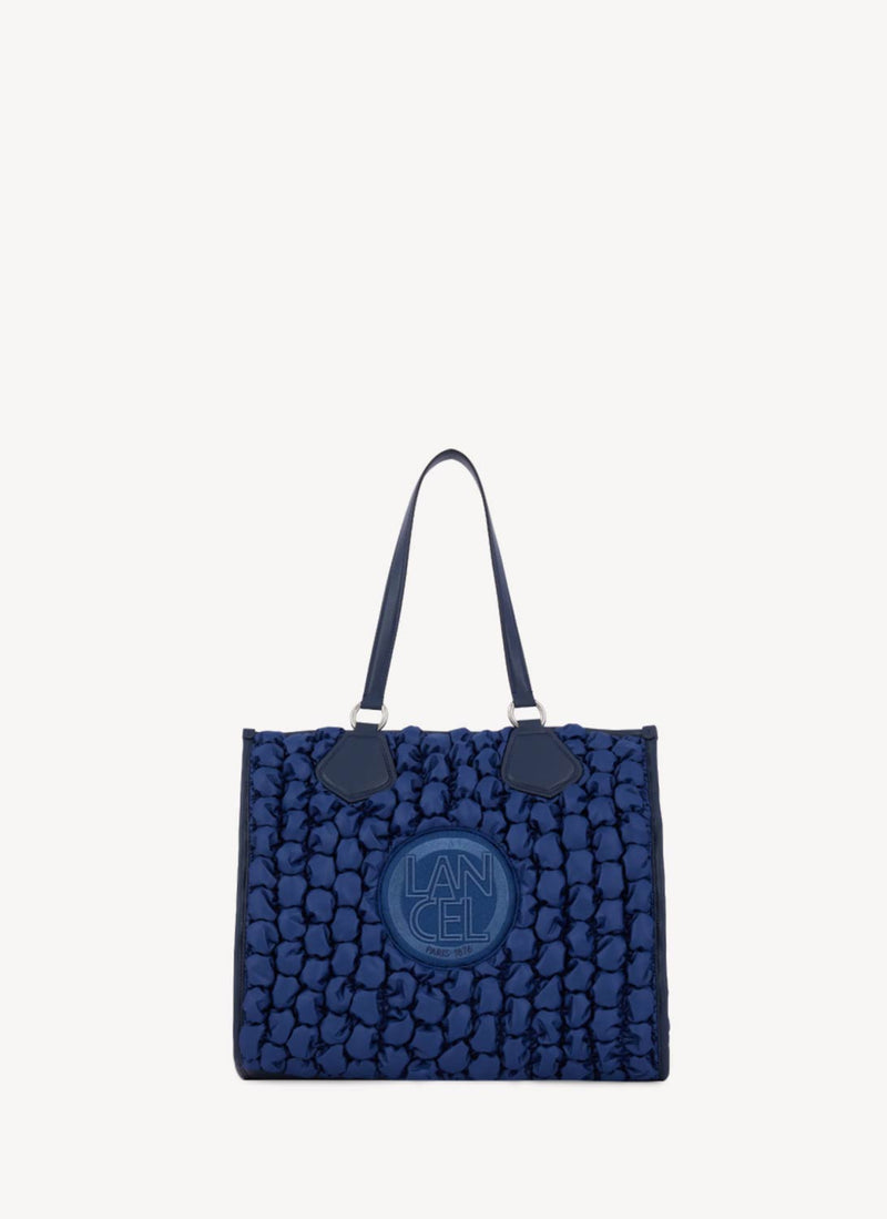 Lancel - Cabas Summer Tote L - Bleu Petrole - Femme