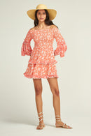 Robe Nikky Flower Coral