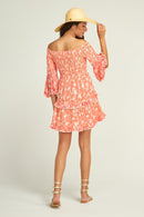 Robe Nikky Flower Coral