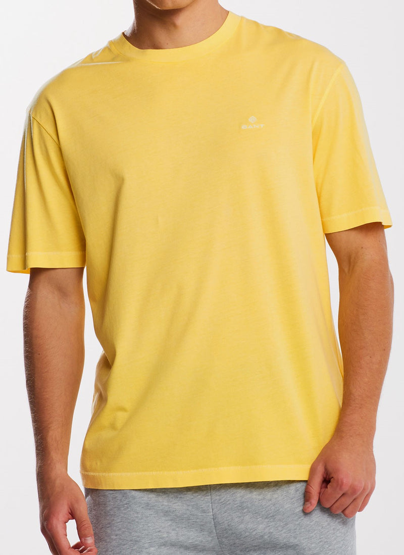 Gant - Tee-Shirt Sunfaded - Brimstone Yellow - Homme