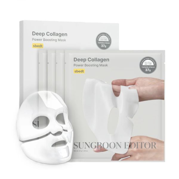 Sungboon - Deep Collagen Power Boosting Mask - 4Ea