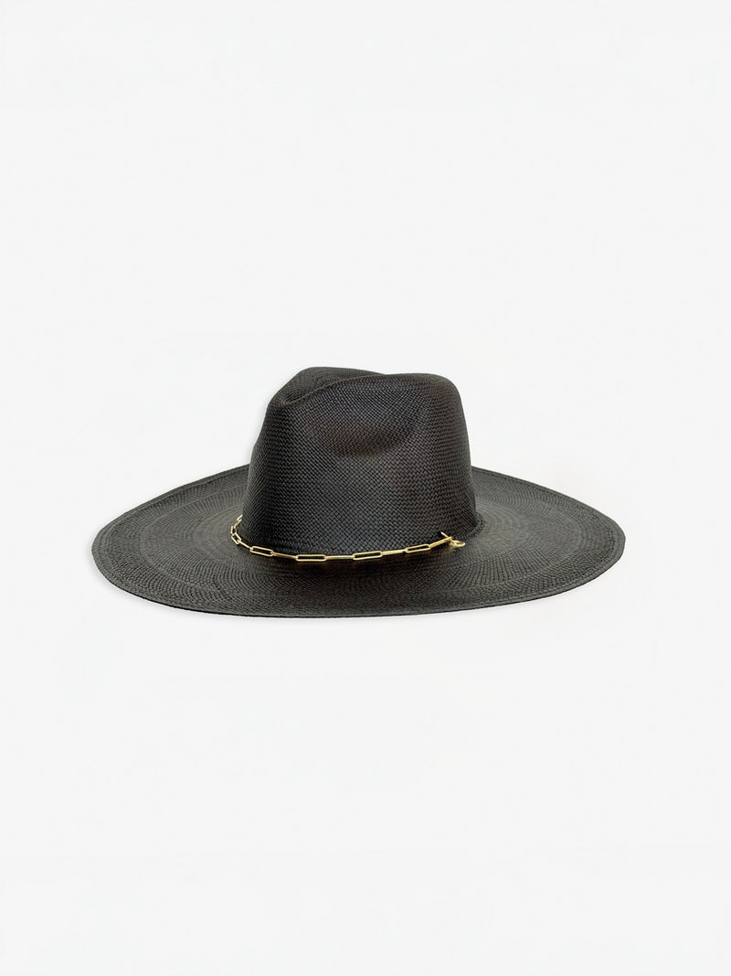 Chapeau Paille Sunny - Black
