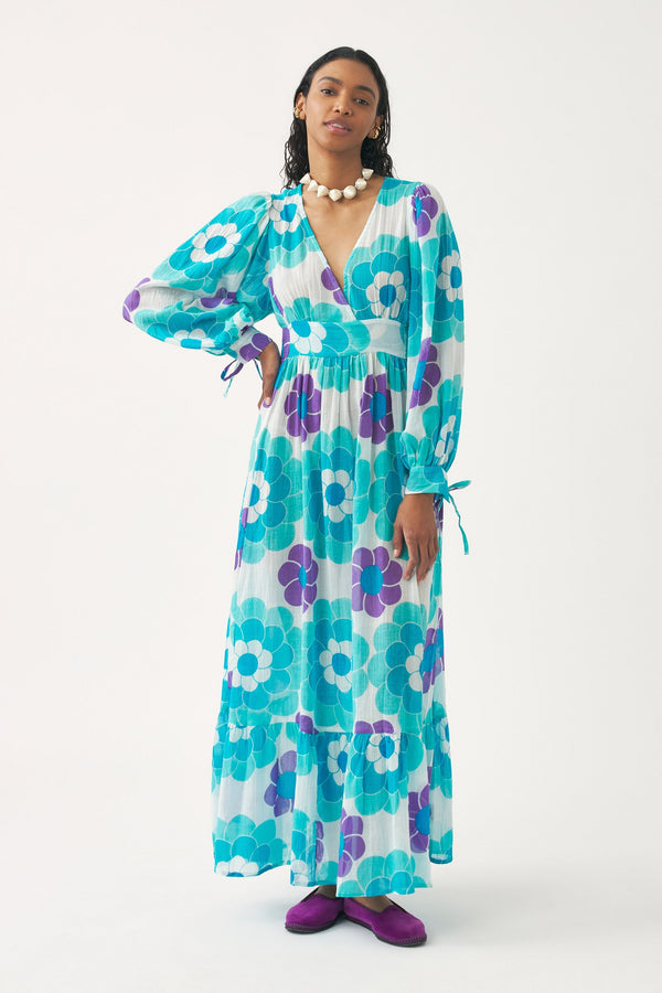 Suny Long Dress - Blue