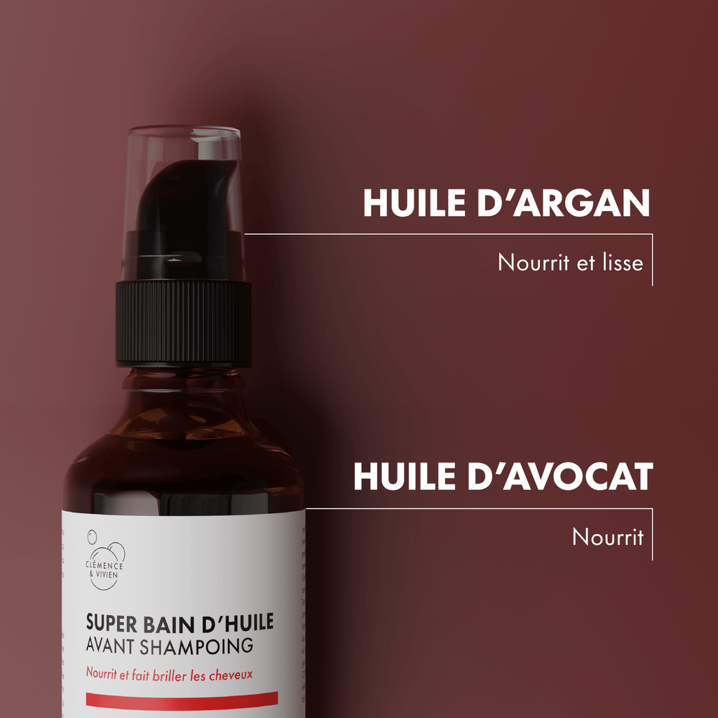super Bain d'huile avant shampoing - Clémence & Vivien