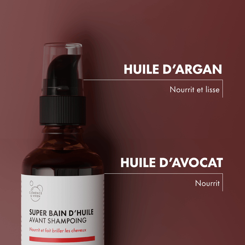 super Bain d'huile avant shampoing - Clémence & Vivien