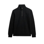 Superdry Essential Logo Henley – Sweatshirt für Herren Schwarz