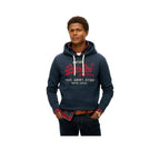 Superdry Vl Heritage - Sweat À Capuche Homme Bleu