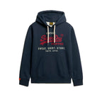 Superdry Vl Heritage - Sweat À Capuche Homme Bleu