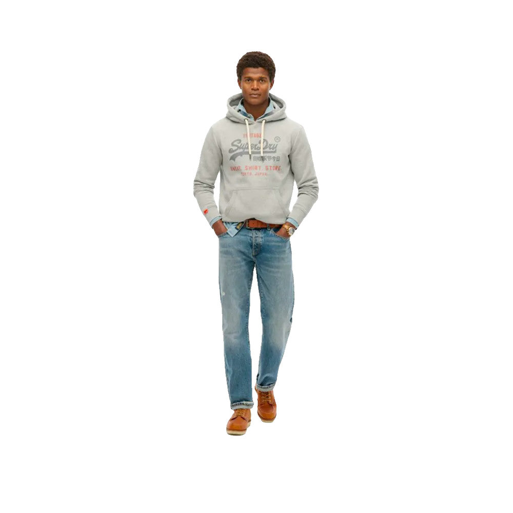 Superdry Vl Heritage – Męska bluza z kapturem szara